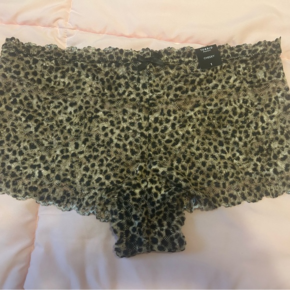 Torrid Lace Mid-Rise Cheeky Panty 1 - Picture 4 of 5